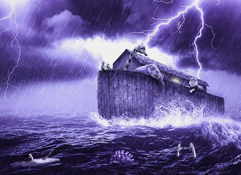 Noach, oog in oog met de catastrofe