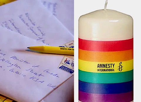 Amnesty activiteiten en de Peper