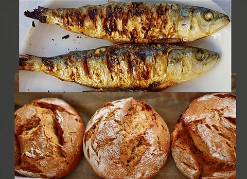 Vijf broden en twee vissen