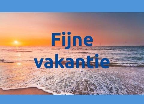 De redactie gaat met vakantie