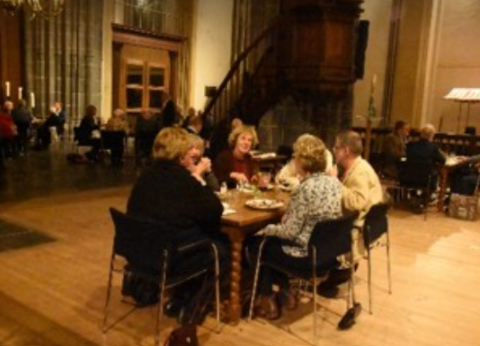 ‘Ganzenmaaltijd’ in de Martinikerk